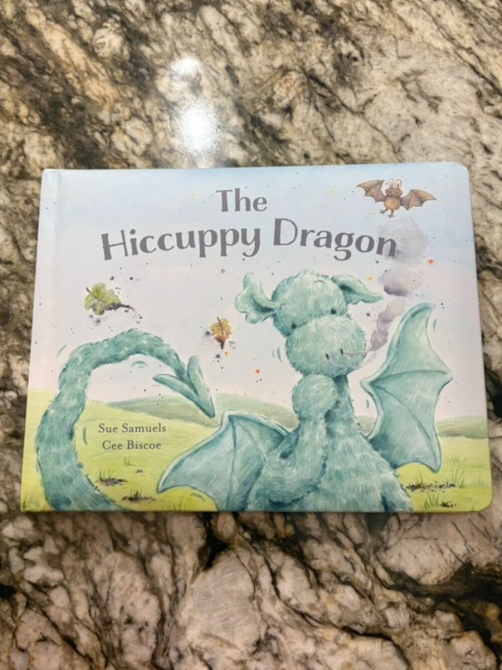 Jellycat The Hiccupy Dragon Book